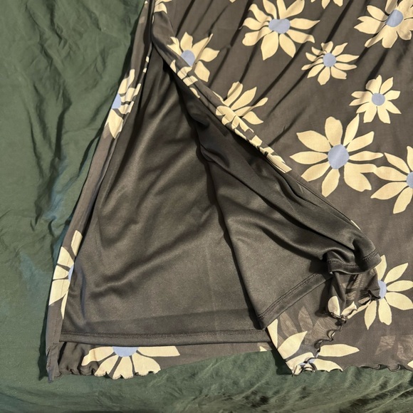 American Eagle Outfitters Black Floral Midi Dress | The Summer I Turned Pretty - Picture 3 of 8